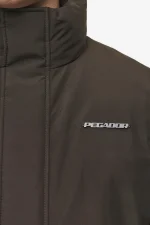 Lavoy Cropped Boxy Puffer Jacket Dark Brown-4