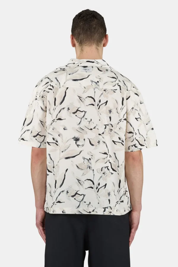 Novo Printed Summer Shirt Unbleached-1