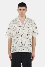 Novo Printed Summer Shirt Unbleached