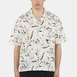 Novo Printed Summer Shirt Unbleached