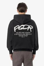 Pegador Allis Oversized Washed Black Hoodie