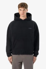 Pegador Baye Boxy Fleece Black Hoodie
