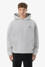Pegador Baye Boxy Fleece Clear Grey Hoodie