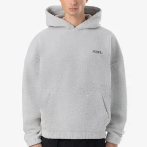 Pegador Baye Boxy Fleece Clear Grey Hoodie
