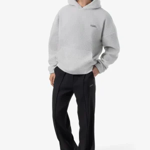 Pegador Baye Boxy Fleece Clear Grey Hoodie