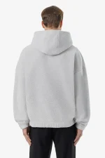 Pegador Baye Boxy Fleece Clear Grey Hoodie