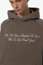 Pegador Bellair Oversized Raglan Washed Dust Brown Hoodie