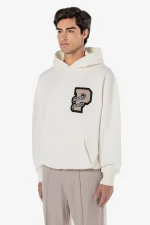 Pegador Bexley Oversized Washed Warm White Hoodie
