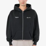 Pegador Brooke Oversized Vintage Black Sweat Jacket