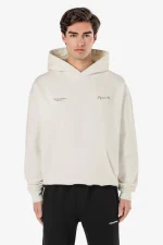 Pegador Brooke Oversized Washed Warm White Hoodie