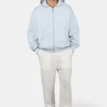 Pegador Caberry Oversized Washed Dream Blue Sweat Jacket