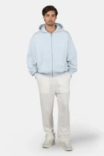 Pegador Caberry Oversized Washed Dream Blue Sweat Jacket