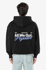 Pegador Colfa Oversized Washed Black Hoodie