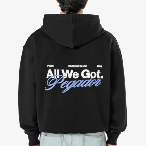 Pegador Colfa Oversized Washed Black Hoodie