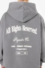Pegador Colson Oversized Vintage Grey Hoodie