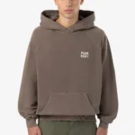 Pegador Colt Boxy Raglan Vintage Dust Brown Hoodie