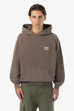 Pegador Colt Boxy Raglan Vintage Dust Brown Hoodie