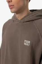 Pegador Colt Boxy Raglan Vintage Dust Brown Hoodie