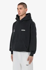 Pegador Cote Boxy Vintage Black Hoodie