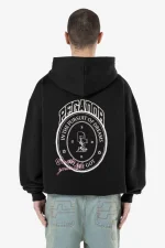 Pegador Crego Oversized Washed Black Hoodie