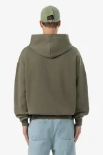 Pegador Grange Oversized Washed Faded Olive Hoodie