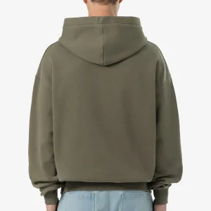 Pegador Grange Oversized Washed Faded Olive Hoodie
