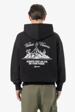 Pegador Hyde Oversized Washed Black Hoodie