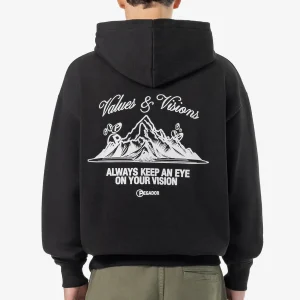 Pegador Hyde Oversized Washed Black Hoodie