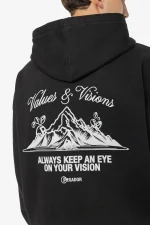 Pegador Hyde Oversized Washed Black Hoodie