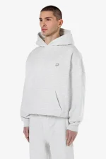 Pegador Leono Boxy Off White Melange Warm White Hoodie
