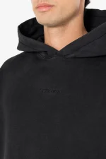 Pegador Logo Boxy Vintage Black Hoodie