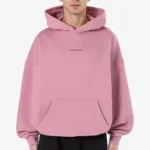 Pegador Logo Boxy Washed Rust Pink Gum Hoodie