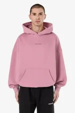 Pegador Logo Boxy Washed Rust Pink Gum Hoodie