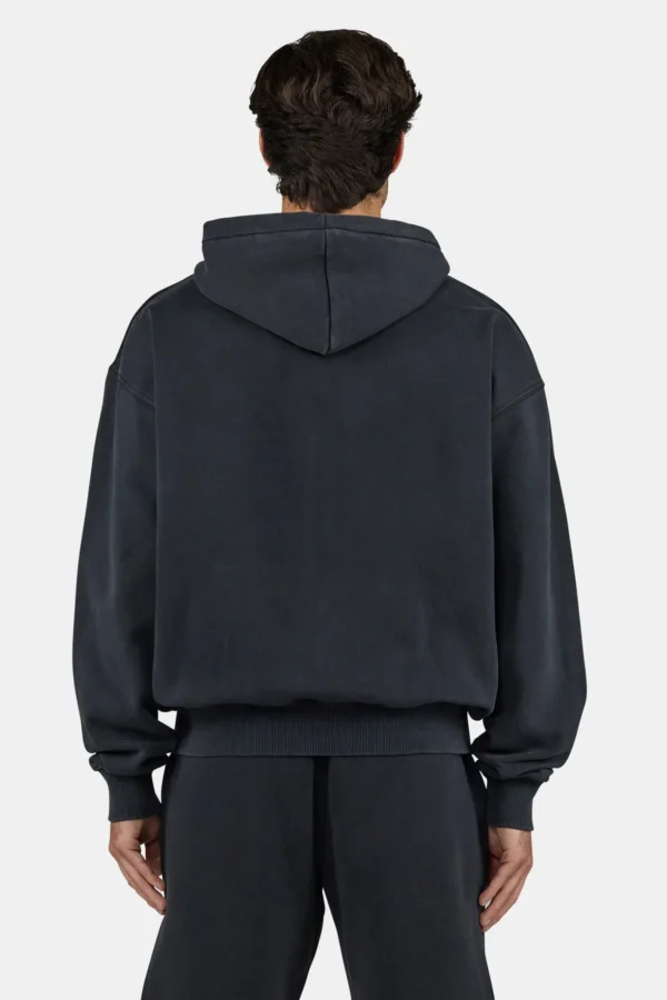 Pegador Logo Oversized Vintage Black White Sweat Jacket