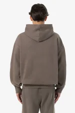 Pegador Logo Oversized Vintage Dust Brown Hoodie