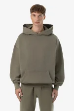 Pegador Logo Oversized Vintage Faded Olive Hoodie