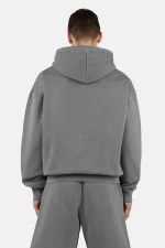 Pegador Logo Oversized Vintage Grey Sweat Jacket