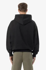 Pegador Logo Oversized Washed Black Dark Grey Gum Sweat Jacket