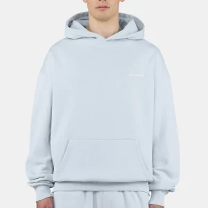 Pegador Logo Oversized Washed Dream Blue White Hoodie