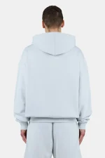 Pegador Logo Oversized Washed Dream Blue White Hoodie