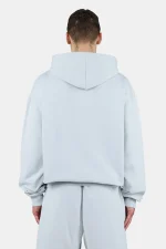 Pegador Logo Oversized Washed Dream Blue White Sweat Jacket