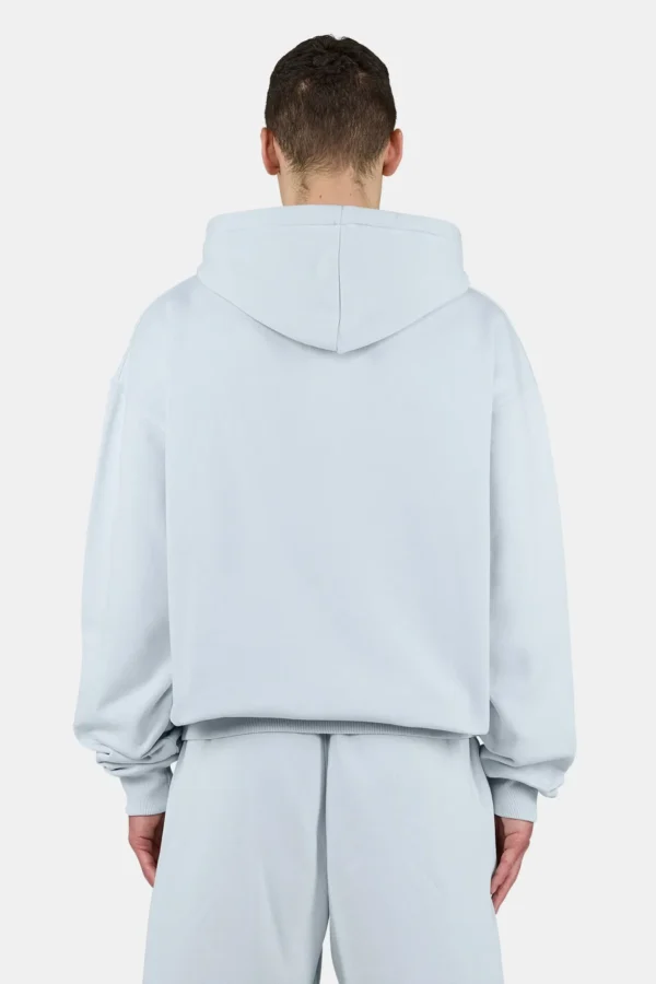 Pegador Logo Oversized Washed Dream Blue White Sweat Jacket
