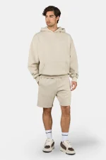 Pegador Logo Oversized Washed Light Beige White Hoodie