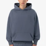 Pegador Logo Oversized Washed Shadow Blue Gum Hoodie