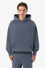Pegador Logo Oversized Washed Shadow Blue Gum Hoodie