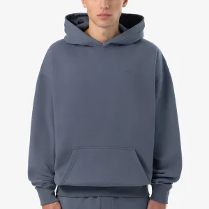 Pegador Logo Oversized Washed Shadow Blue Gum Hoodie