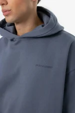 Pegador Logo Oversized Washed Shadow Blue Gum Hoodie