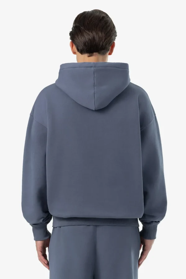 Pegador Logo Oversized Washed Shadow Blue Gum Hoodie