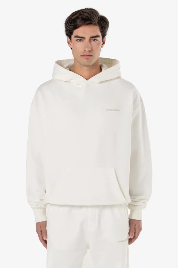 Pegador Logo Oversized Washed Warm White Gum Hoodie