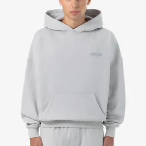 Pegador Miner Boxy Washed Clear Grey Hoodie